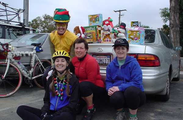 We gathered presents for the Kid's Toy Drive at a Local Fire Station