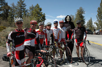 7 Cyclists and 1 Reaper