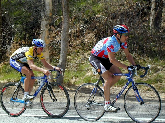 Roland Green and Chris Horner looking good here